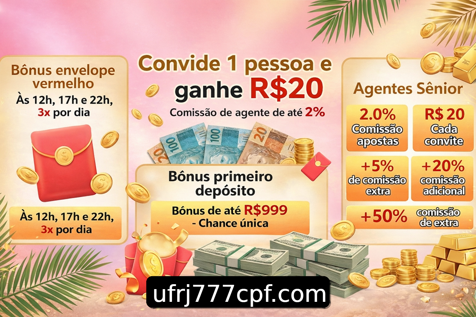 Banner do Bônus do Casino ufrj777